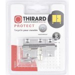 Targette À pêne rond thirard, laiton chromé gris Targette À pêne rond thirard, laiton chromé gris