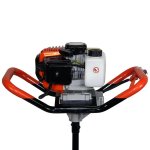 Tarire thermique 52 cm3, 3 cv + lot de 3 mches (100, 150 et 200 mm)