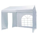 Tente de réception luxe blanche avec côtés 3 x 4 m Tente de réception luxe blanche avec côtés 3 x 4 m
