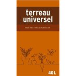 Terreau universel en sac de 40 litres