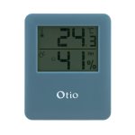 Thermomètre hygromètre magnétique bleu - otio Thermomètre hygromètre magnétique bleu - otio