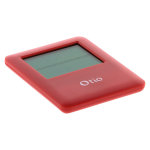 Thermomtre hygromtre magntique rouge - otio