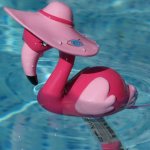 Thermomètre piscine flamant rose 28 cm Thermomètre piscine flamant rose 28 cm