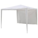 Toile blanche de remplacement pour tente de réception - cloison de gazebo - 1. 9 x 2. 9 m Toile blanche de remplacement pour tente de réception - cloison de gazebo - 1. 9 x 2. 9 m