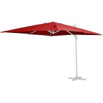 Toile pour parasol jardin déporté sun 4 - 3 x 4 m - rouge Toile pour parasol jardin déporté sun 4 - 3 x 4 m - rouge