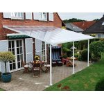 Toit terrasse blanc avancée 4m - 16, 4m2 Toit terrasse blanc avancée 4m - 16, 4m2