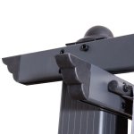 Tonnelle / pergola aluminium 3x4m toile coulissante rétractable - gris - hero xl Tonnelle / pergola aluminium 3x4m toile coulissante rétractable - gris - hero xl