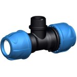 T de transition 90 - ijoint -  25 mm filetage mle 1 / 2