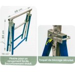 Trteau tlescopique pliable