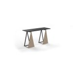 Trteau unikk, h. 73cm x l. 36, 5cm x emp. 36, 5cm - bois clair fsc, naturel et noir