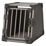 Trixie box de transport - aluminium - m : 55 x 61 x 74 cm - gris graphite - pour chien