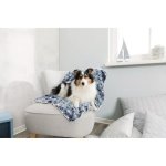 Trixie couverture tammy 100 x 70 cm - bleu et beige - pour chien