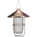 Trixie distributeur de cacahuetes - 700 ml et o 19 cm - cuivre - pour oiseau