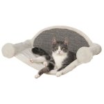 Trixie hamac pour montage mural - blanc et gris - pour chat