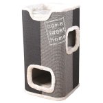 Trixie tour jorge - aire de jeux 78cm - gris clair et anthracite - pour chat