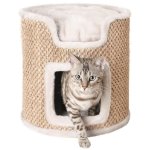 Trixie tour ria - h37 cm - gris clair - pour chat