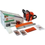 Tronçonneuse thermique 52 cm3, 3 cv, guide 45 cm, 2 chaînes Tronçonneuse thermique 52 cm3, 3 cv, guide 45 cm, 2 chaînes