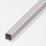Tube carré profilé à froid 25x25mm acier gris 2m Tube carré profilé à froid 25x25mm acier gris 2m