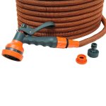 Tuyau d'arrosage extensible 20m werkapro avec pistolet