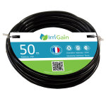 Tuyau d'arrosage goutte  goutte pvc 3x5 noir 50 mtres - micro - irrigation