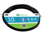 Tuyau d'arrosage goutte à goutte pvc 4x7 noir 10 mètres - micro - irrigation Tuyau d'arrosage goutte à goutte pvc 4x7 noir 10 mètres - micro - irrigation