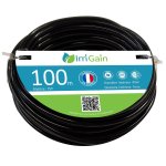 Tuyau d'arrosage goutte � goutte pvc 4x7 noir 100 m�tres - micro - irrigation