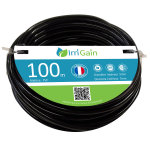 Tuyau d'arrosage goutte � goutte pvc 5x7 noir 100 m�tres - micro - irrigation
