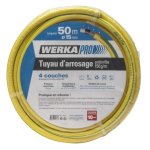 Tuyau d'arrosage renforc 15 mm antivrille werkapro 150 g / m 50 m