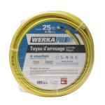 Tuyau d'arrosage renforcé Ø15mm antivrille werkapro 150 g / m 25 m Tuyau d'arrosage renforcé Ø15mm antivrille werkapro 150 g / m 25 m