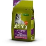 Ultima croquettes sterilisees au saumon - pour chat - 7, 5 kg