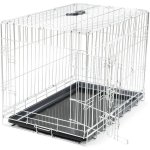 Vadigran cage metallique pliable classic - 76 x 48 x 55 cm - argent - pour chien