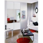 Vantail optissimes 2500 * 608 recoupable blanc partition miroir