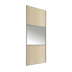 Vantail optissimes 2500 * 908 recoupable acacia cr�me partition miroir
