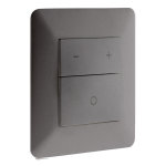 Variateur led 3 boutons avec m�moire d'intensit� lumineuse titanium