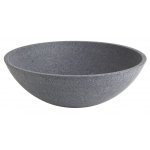 Vasque � poser bol en pierre naturelle gris ardois�