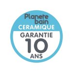 Vasque carrée elec blanche + plan stratifié 90 cm gris laméllé Vasque carrée elec blanche + plan stratifié 90 cm gris laméllé