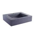 Vasque  poser rectangulaire gris ardois