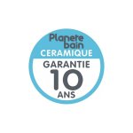 Vasque À poser ou semi encastrable ovale en céramique ajaccio Vasque À poser ou semi encastrable ovale en céramique ajaccio