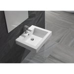 Vasque semi encastrable ou À suspendre en solid surface empezo 46 Vasque semi encastrable ou À suspendre en solid surface empezo 46
