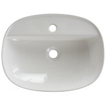 Vasque � poser toscane blanc brillant 50 x 38 en c�ramique