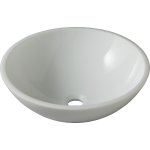 Vasque  poser en verre blanc