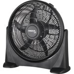 Ventilateur brasseur d'air en plastique noir
