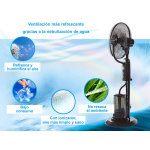 Ventilateur brumisateur 40 cm oscillant idal pour les milieux ouverts