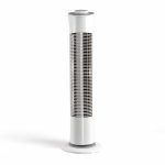 Ventilateur colonne 77cm 45w 3 vitesses blanc - dom384w