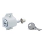 Verrou pour baie coulissante thirard, blanc