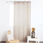 Voilage apoline taupe 140x240