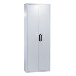 Armoire avec bacs  bec 700 x 300 x 1980 mm compose de 60 rouges et 24 bacs bleus