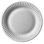 Assiette en carton - ronde 15 cm