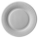 Assiette en carton - ronde 17, 6 cm