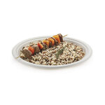 Assiette ronde en carton moul - diamtre 25 cm